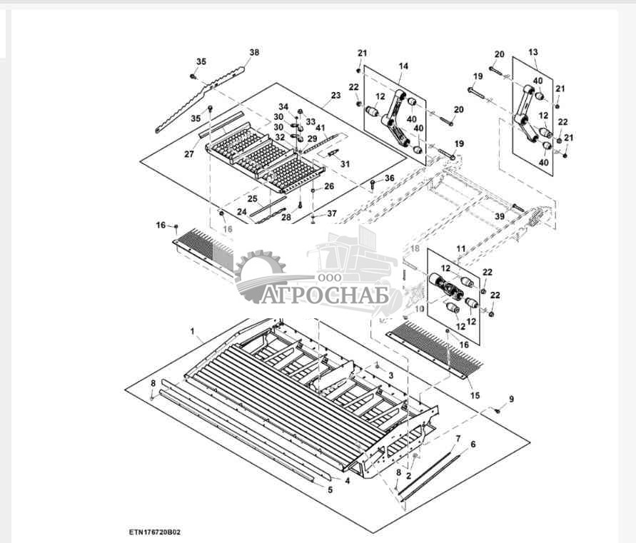Рама верхнего решета 